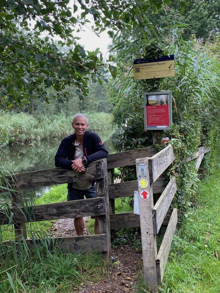 Walking in North Holland with the free walking network app